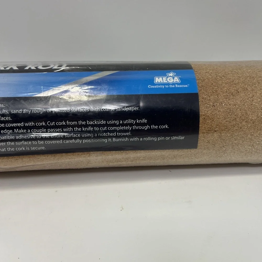 The Board Dudes Cork Roll 5/32x24x48 NEW Cork Board Arts & Crafts Design Mega‎